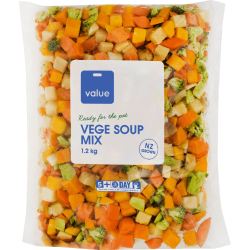 Value Vegetable Medley Soup Mix NZ 1.2 kg