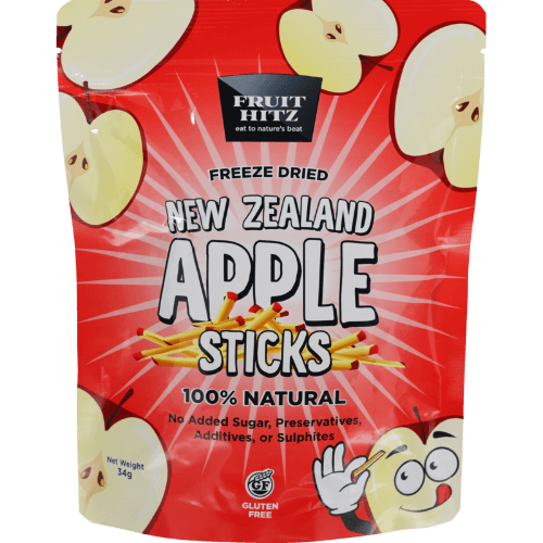 New Zealand Apple Products Freeze Dried New Zealand Apple Sticks