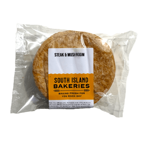 South Island Bakeries Steak & Mushroom Pie