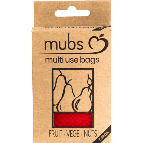 Mubs Red Multi Use Bags 5 pack