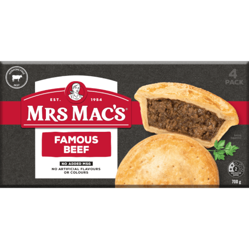 Mrs Mac's Famous Beef Pies