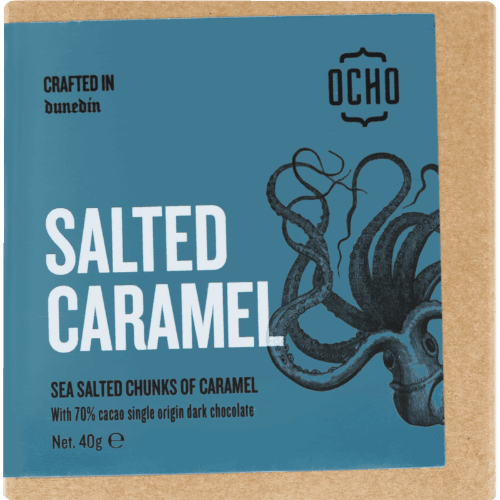 Ocho Salted Caramel Chocolate Block