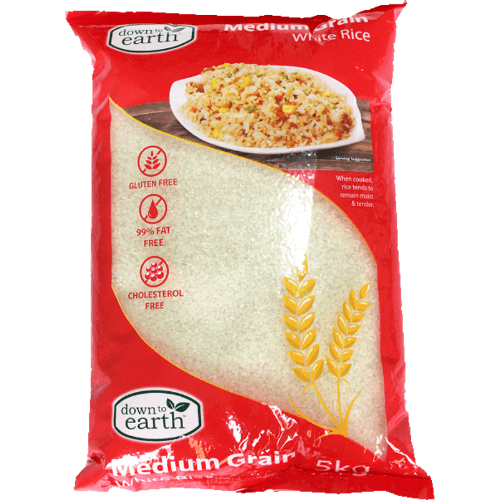 Down to Earth Medium Grain White Rice