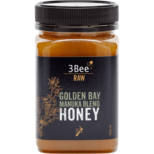 3Bee Raw Golden Bay Manuka Blend Honey