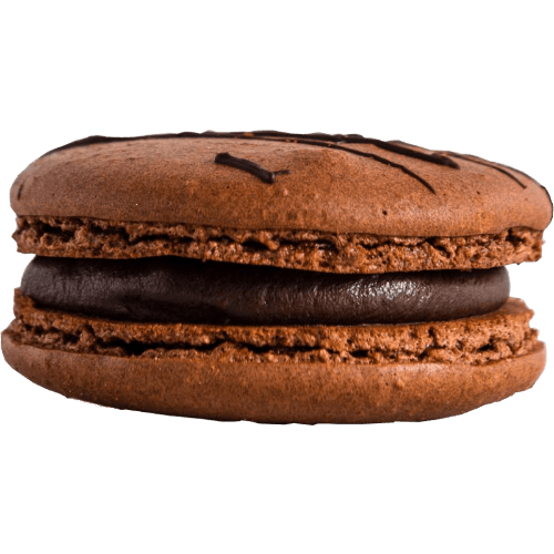 J'Aime Les Macarons Classic Bitter Chocolate Macaron 12 pack