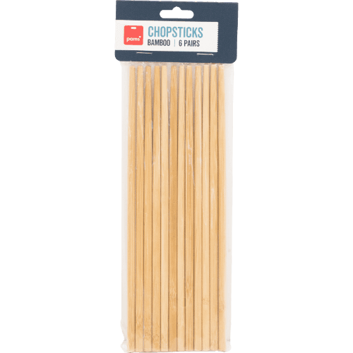 Pams Bamboo Chopsticks 6pairs