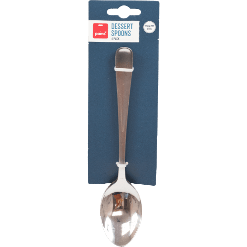 Pams Stainless Steel Dessert Spoons