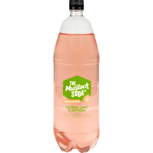 The Murdoch Soda Co. Lemon Lime & Bitters Carbonated Beverage 1.5 L