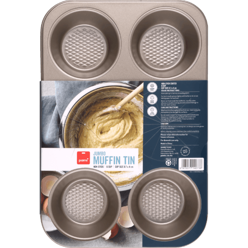 Pams Non Stick Jumbo 6 cup Muffin Tin
