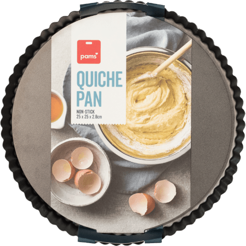 Pams Non Stick Quiche Pan 25x25x2.8cm