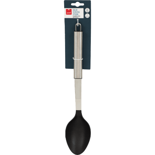 Pams Nylon Head Stainless Steel Solid Serving Spoon