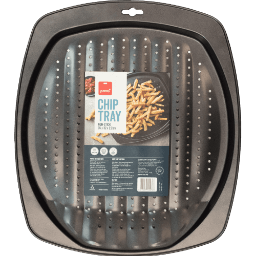 Pams Non Stick Chip Tray 39 x 34cm