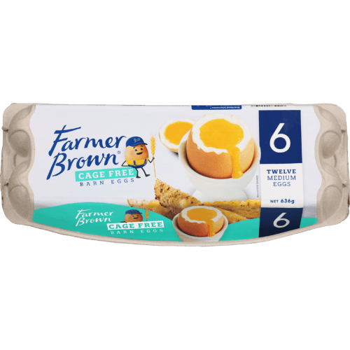 Farmer Brown Cage-Free Barn Size 6 Eggs