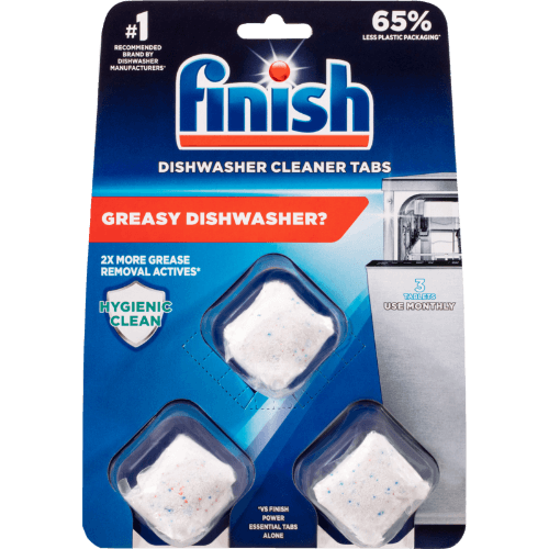 Finish Hygienic Clean Dishwasher Cleaner Tablets