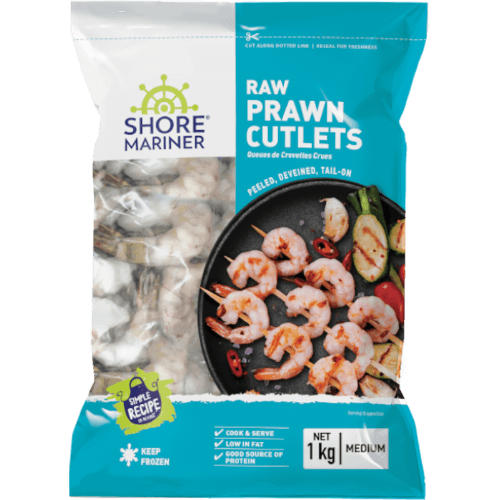 Shore Mariner Raw Medium Prawn Cutlets