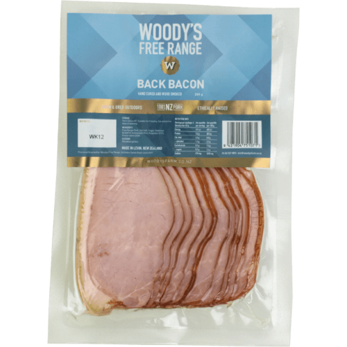 Woodys Free Range Back Bacon