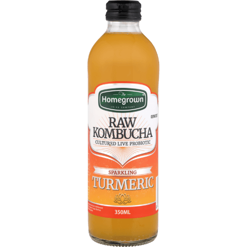 The Homegrown Juice Company Sparkling Turmeric Raw Kombucha