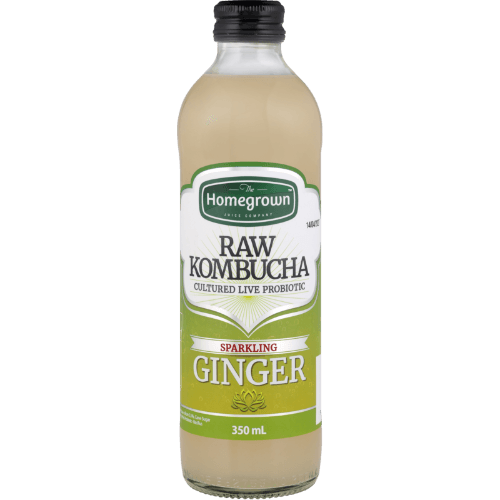 The Homegrown Juice Company Sparkling Ginger Raw Kombucha