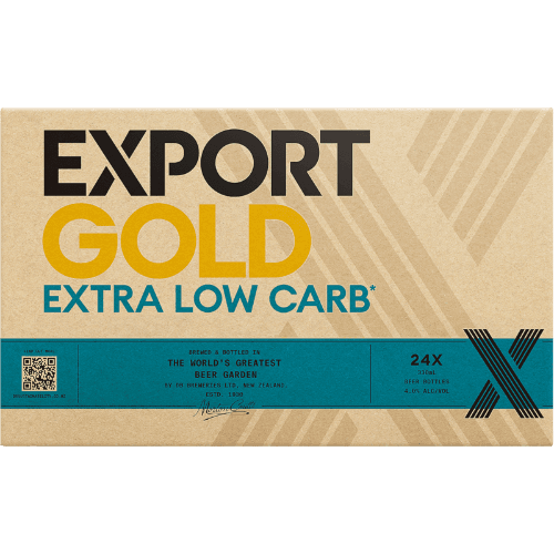 DB Export Gold Extra Low Carb Beer Bottles 24 × 330 mL