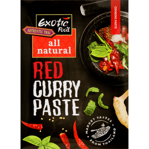 Exotic Food All Natural Red Curry Paste