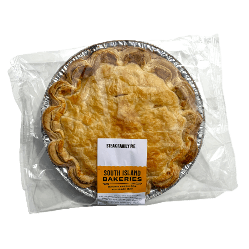 South Island Bakeries SI BAKERIES PIES  - STEAK - FAMILY 562 GRAM