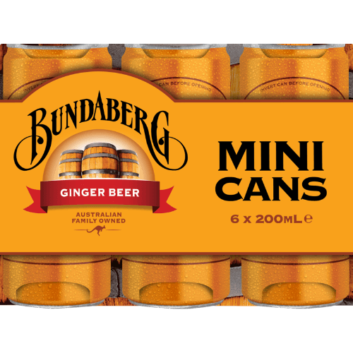 Bundaberg Ginger Beer Mini Cans