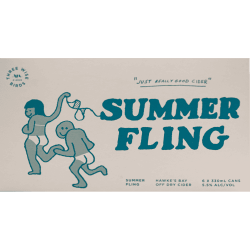 Three Wise Birds Summer Fling Cider Cans 6 × 330 mL