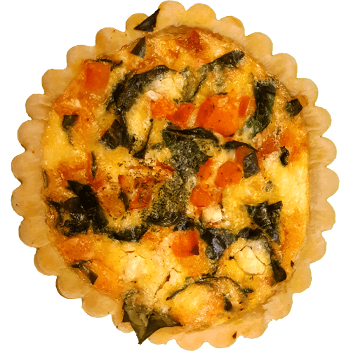 South Island Bakeries Pumpkin Feta & Spinach Gourmet Quiche