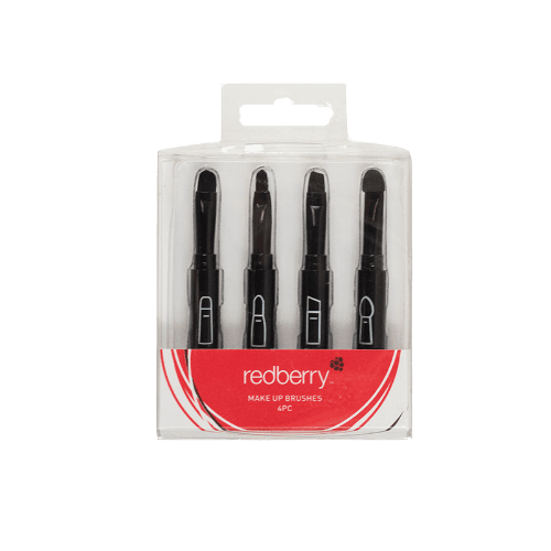 Korbond Redberry Make Up Brushes 4 pack