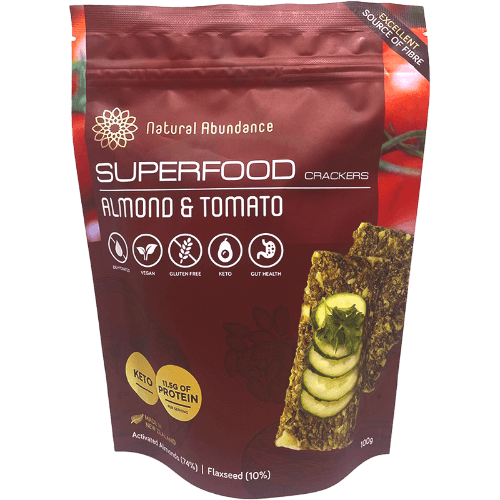 Natural Abundance Almond & Tomato Superfood Crackers