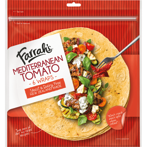 Farrah's Wraps Mediterranean Tomato