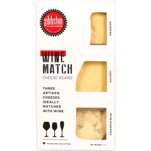 Gibbston Valley Cheese Wine Match 3 Cheese Board