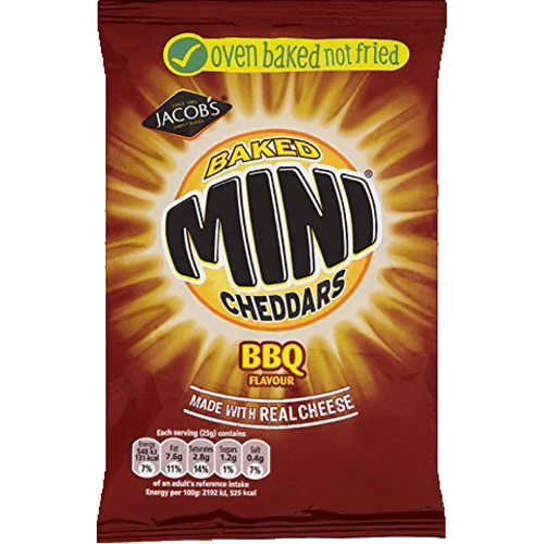 Jacobs Mini BBQ Cheddar Crackers