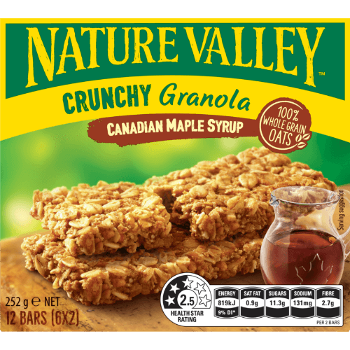 Nature Valley Canadian Maple Syrup Crunchy Granola Bars