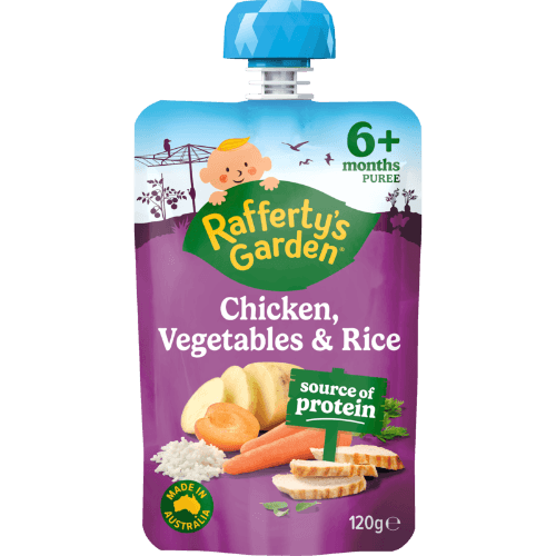 Rafferty's Garden Chicken Vegetables & Rice 6+ Months Puree