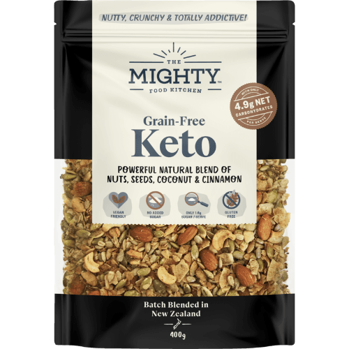 The Mighty Food Kitchen Powerful Natural Blend Of Nuts Seeds Coconut & Cinnamon Grain-Free Keto