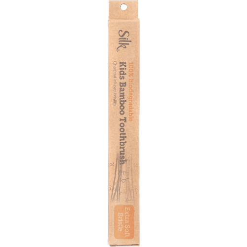 Silk 100% Biodegradable Kids Extra Soft Bristle Bamboo Toothbrush