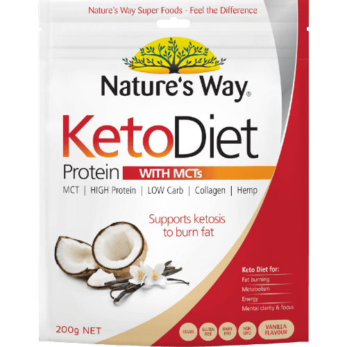 Nature's Way Keto Diet Protein With MCTs Super Food Powder