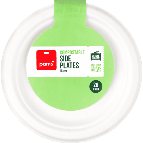 Pams Compostable Side Plates