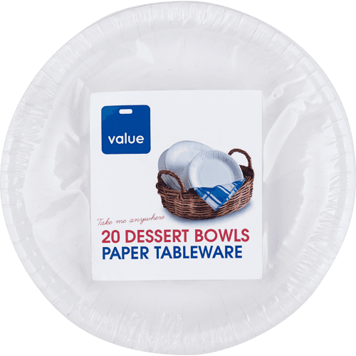 Pams Value Paper Dessert Bowls