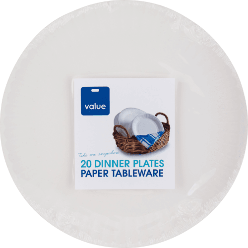 Pams Value Paper Dinner Plates