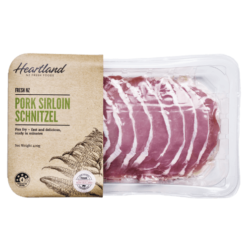 Heartland Fresh NZ Pork Sirloin Schnitzel 400 g