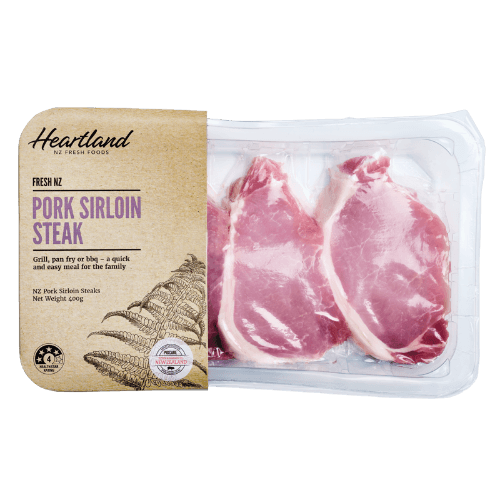 Heartland Fresh NZ Pork Sirloin Steak 400 g