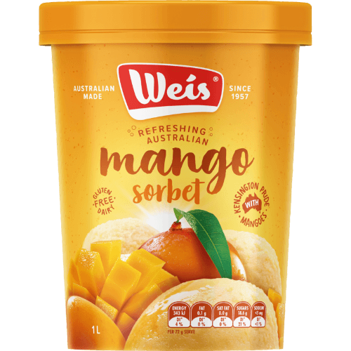 Weis Dairy Free Mango Sorbet