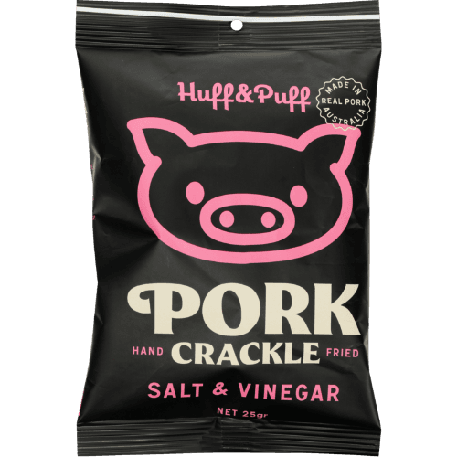 Huff & Puff Salt & Vinegar Hand Fried Pork Crackle
