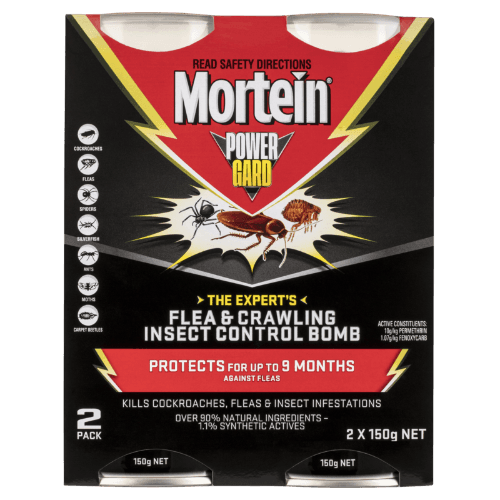 Mortein Power Gard Flea & Crawling Insect Control Bomb