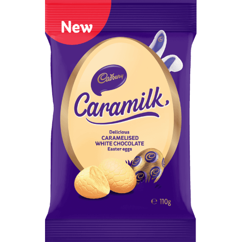 Cadbury Caramilk Caramelised White Chocolate Easter Eggs
