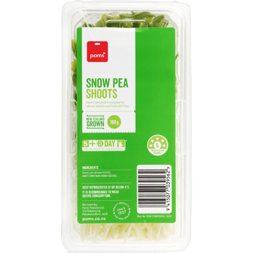 Pams Snow Pea Shoots 100 g