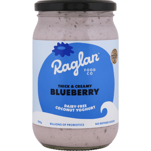 Raglan Organic Coconut Yoghurt Blueberry 700 g