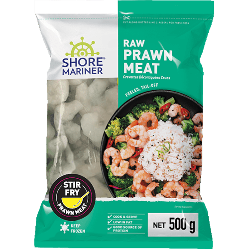 Shore Mariner Raw Stir Fry Prawn Meat